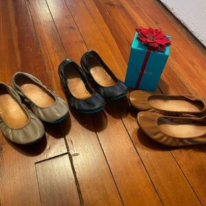 3 pair of Tieks
